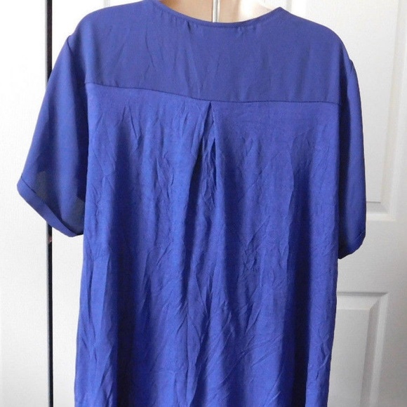 NWT Apt. 9 Petite Zipper Accent Tee Top Blouse - Picture 4 of 5